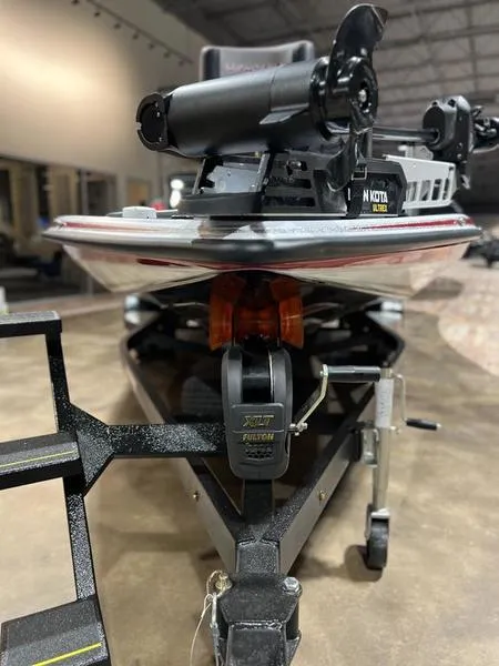 Slide: The Image of 2024 Phoenix 819 Pro boat on trailer with Minn Kota trolling motor. - 7