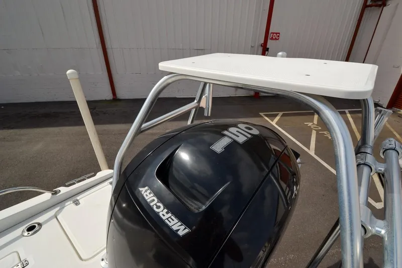 Slide: The Image of 2019 Boston Whaler 180 Dauntless with Mercury outboard motor. - 23