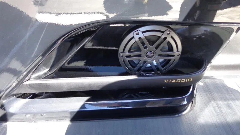 Slide: The Image of 2024 Viaggio Lago Z24U boat speaker detail. - 13