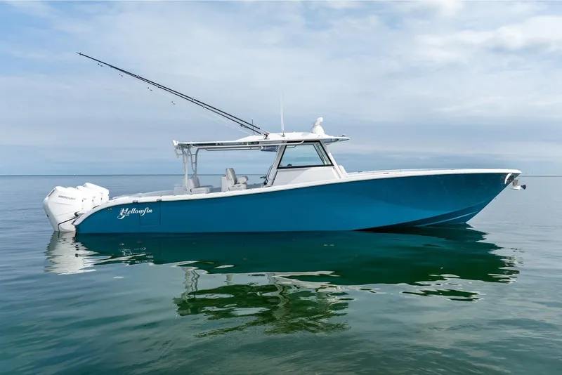 The Image of 2024 Yellowfin 42 boat on calm water. - 0