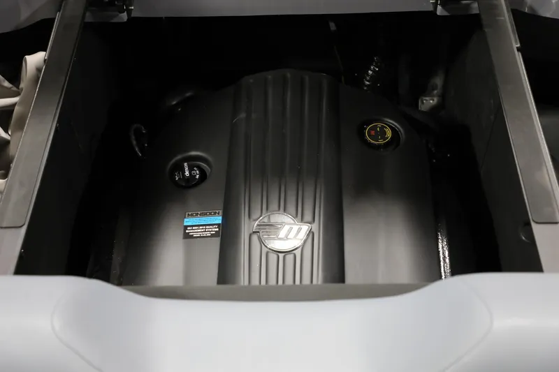 Slide: The Image of 2024 Axis T250 engine compartment with Monsoon engine cover, showcasing modern design and engineering. - 9