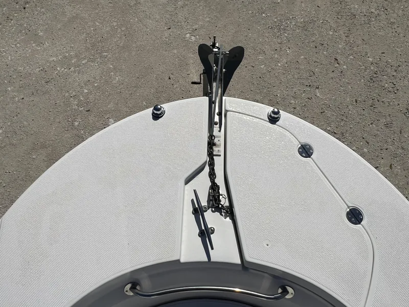 Slide: The Image of Bow of a 2008 Trophy 2503 boat with anchor and chain. - 24