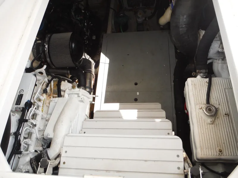 Slide: The Image of Engine compartment of a 2014 Meridian 441 Sedan yacht. - 45