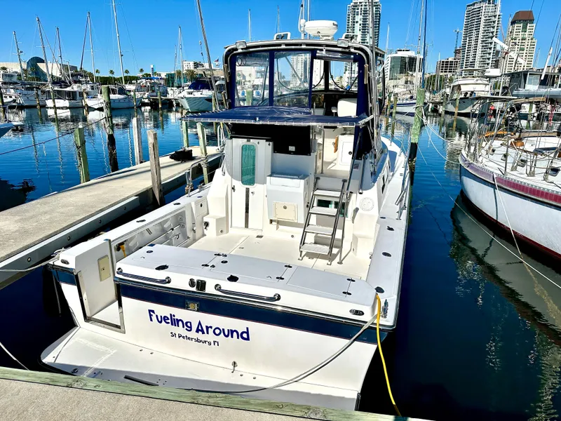 Slide: The Image of 2004 Albin 35 Command Bridge docked in marina, St. Petersburg, Florida. - 5