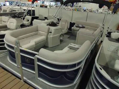 Slide: The Image of 2024 Godfrey Xperience 1680 CX 25 in. Package pontoon boat with spacious seating. - 20