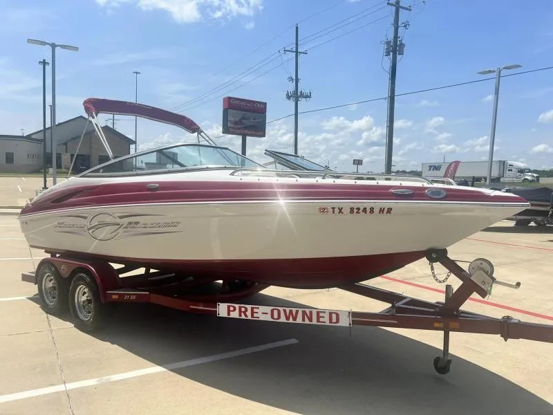 Slide: The Image of Pre-owned 2016 Crownline Boats 21SS on trailer in parking lot. - 7