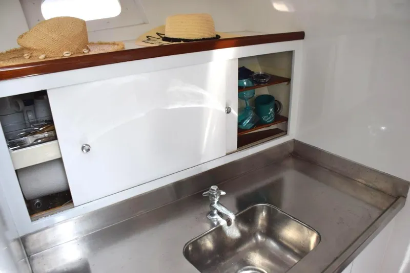 Slide: The Image of Galley cabinets portside - 22