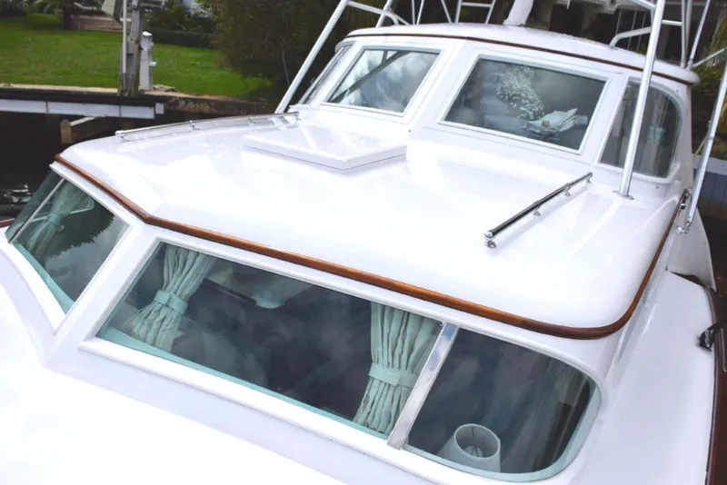 Slide: The Image of 2024 paint and Iconic Rybo curved windows in deckhous - 42