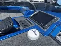 Slide: The Image of 2024 Vexus AVX 1980 boat dashboard with Lowrance electronics. - 3