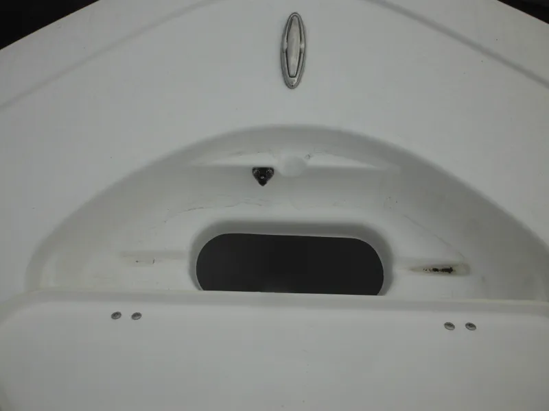 Slide: The Image of 2024 Tidewater 210 LXF boat bow detail with anchor locker. - 39