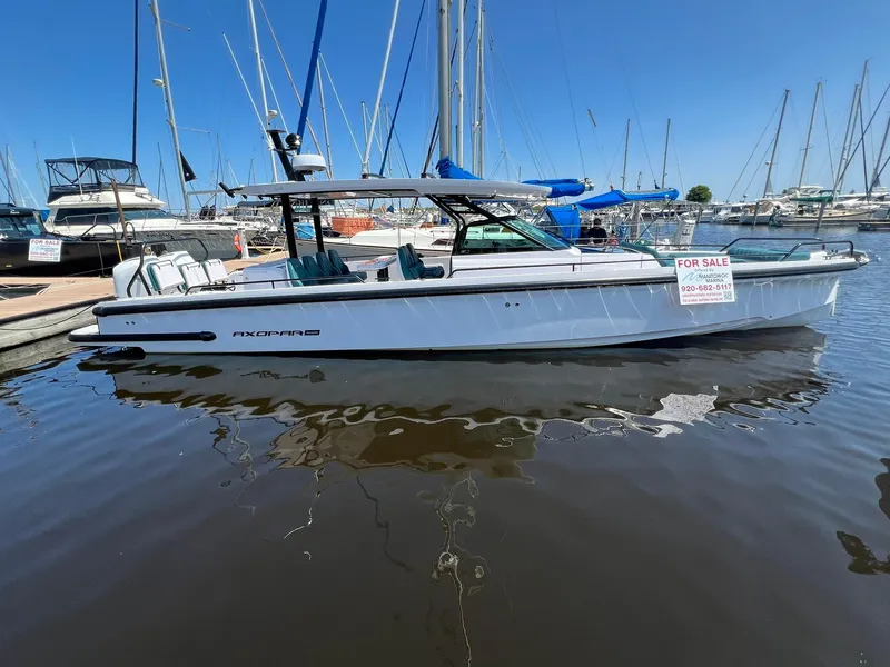 Slide: The Image of 2022 Axopar 37 Sun Top boat for sale at marina. - 0