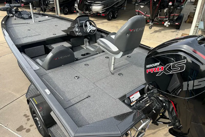 Slide: The Image of 2020 Vexus AVX1880 fishing boat with Mercury Pro XS 115 engine. - 2