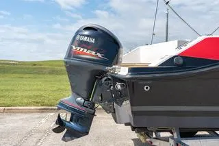 Slide: The Image of 2022 Starcraft SVX 171 OB boat with Yamaha VMAX outboard motor. - 2