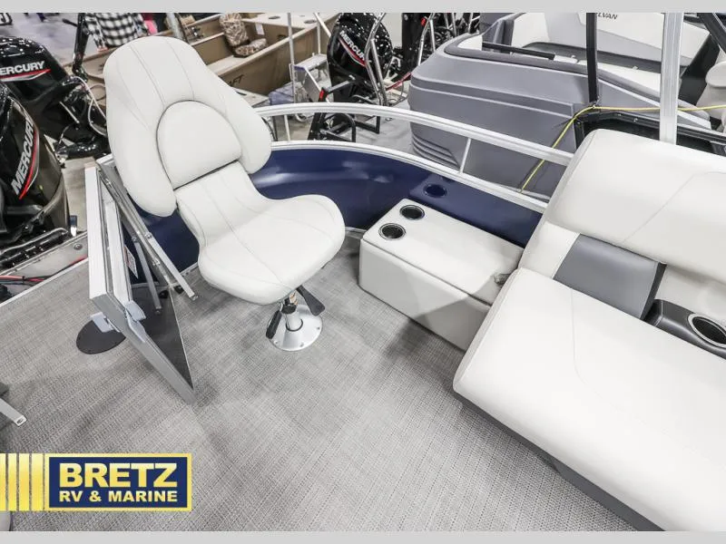 Slide: The Image of 2024 Vista Fish 20 boat interior with seating and cup holders at Bretz RV & Marine. - 21