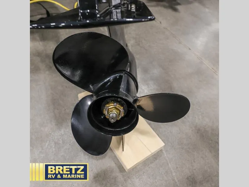Slide: The Image of 2024 Vista Fish 20 boat propeller displayed at Bretz RV & Marine showroom. - 26