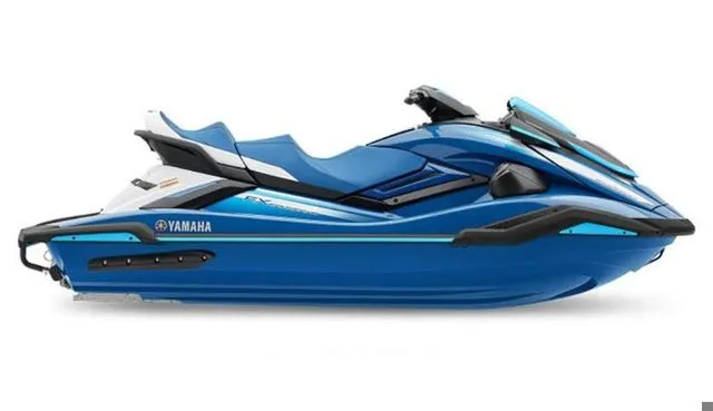 Slide: The Image of Yamaha FX CRUISER HO W/AUDIO-DEEPWATER BLUE 2024 - 1