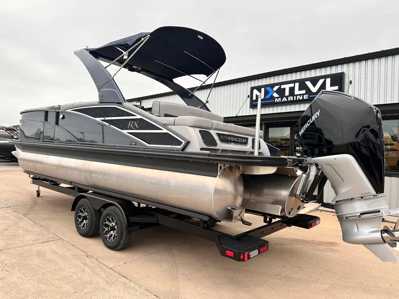 Slide: The Image of 2024 Bennington 23 RXSBA pontoon boat with Mercury engine at NXT LVL Marine. - 3