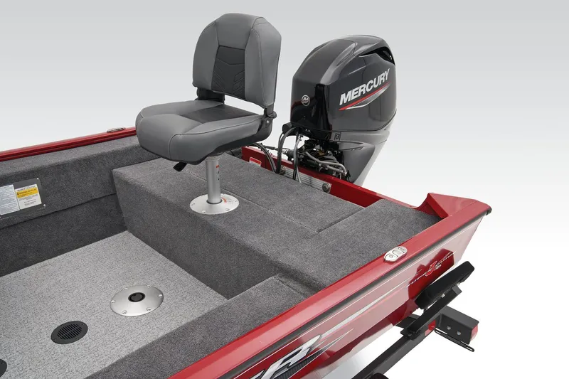 Slide: The Image of 2025 Tracker Super Guide V-16 SC fishing boat with Mercury outboard motor. - 23