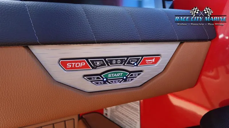 Slide: The Image of Control panel of 2024 Nautique Super Air Nautique G23 boat at Race City Marine. - 41
