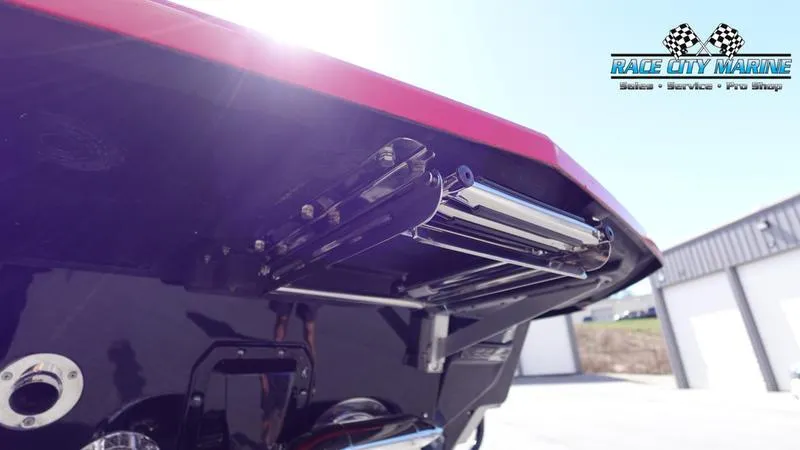 Slide: The Image of 2024 Nautique Super Air Nautique G23 boat rear view at Race City Marine. - 9