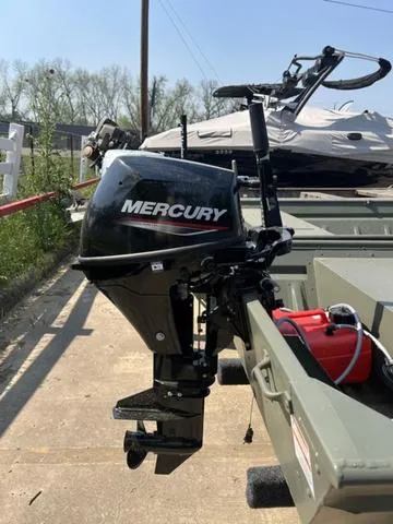 Slide: The Image of 2023 Polar Kraft DKJ1436 boat with Mercury outboard motor. - 5