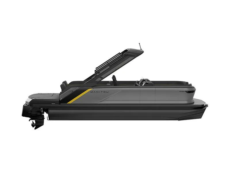 The Image of 2024 Manitou EXPLORE 22 NAVIGATOR VTOON pontoon boat, side view. - 1