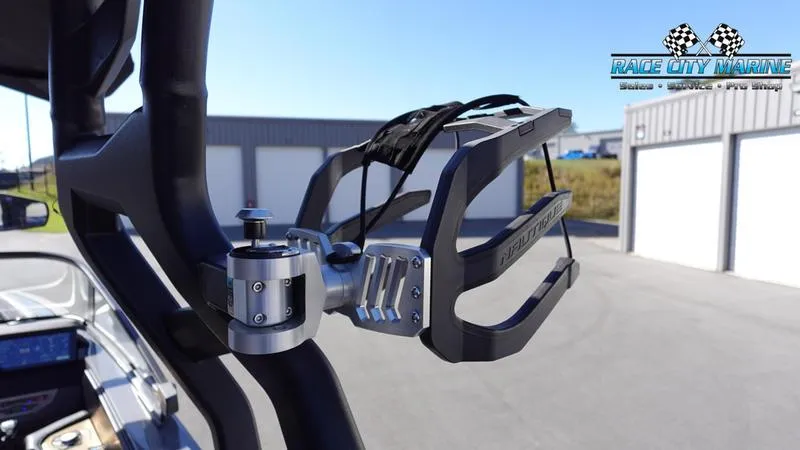 Slide: The Image of 2021 Nautique Super Air Nautique G25 wakeboard rack at Race City Marine. - 47