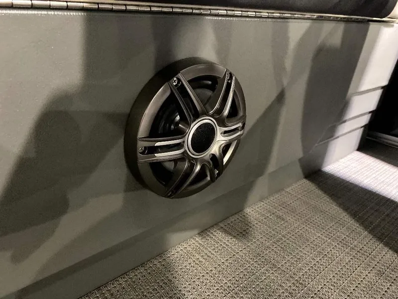 Slide: The Image of 2024 SunChaser Geneva 24 SB DH boat interior speaker detail. - 17