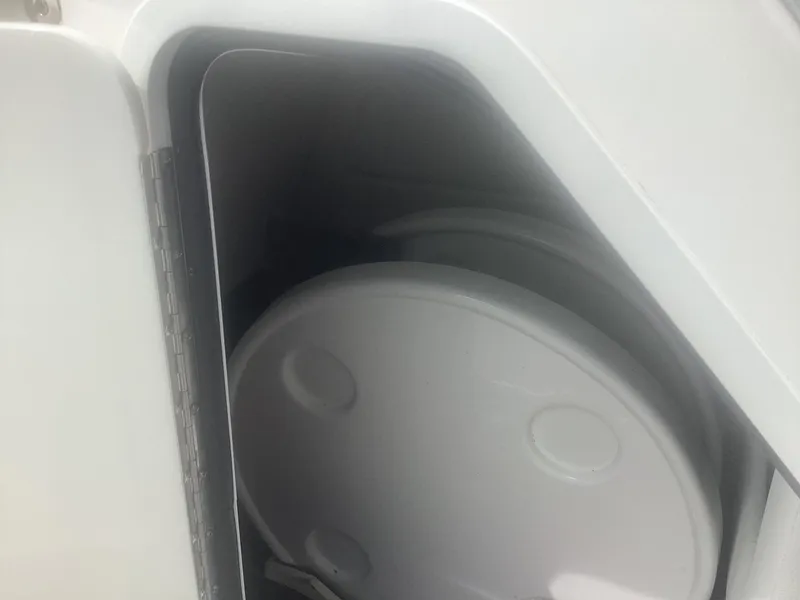 Slide: The Image of Storage compartment on a 2017 Sea Ray SDX 270 boat. - 26