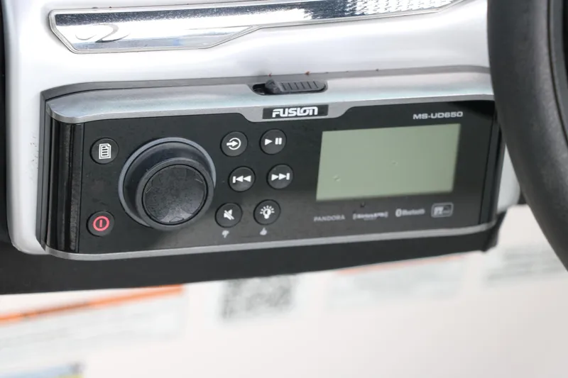 Slide: The Image of Fusion MS-UD650 stereo system on 2021 Regal 2000 ESX Bowrider boat. - 35