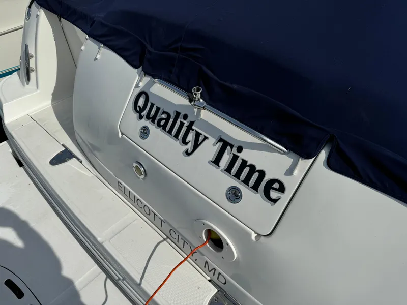 Slide: The Image of 2006 Sea Ray 320 Sundancer boat named Quality Time docked in Ellicott City, MD. - 5