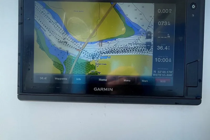 Slide: The Image of Garmin GPS display on a 2017 Sea Fox 248 Commander boat. - 19