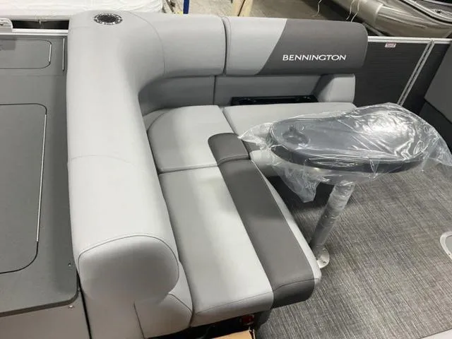 Slide: The Image of Electrical wiring and components inside a 2024 Bennington 22 SVS boat. - 16