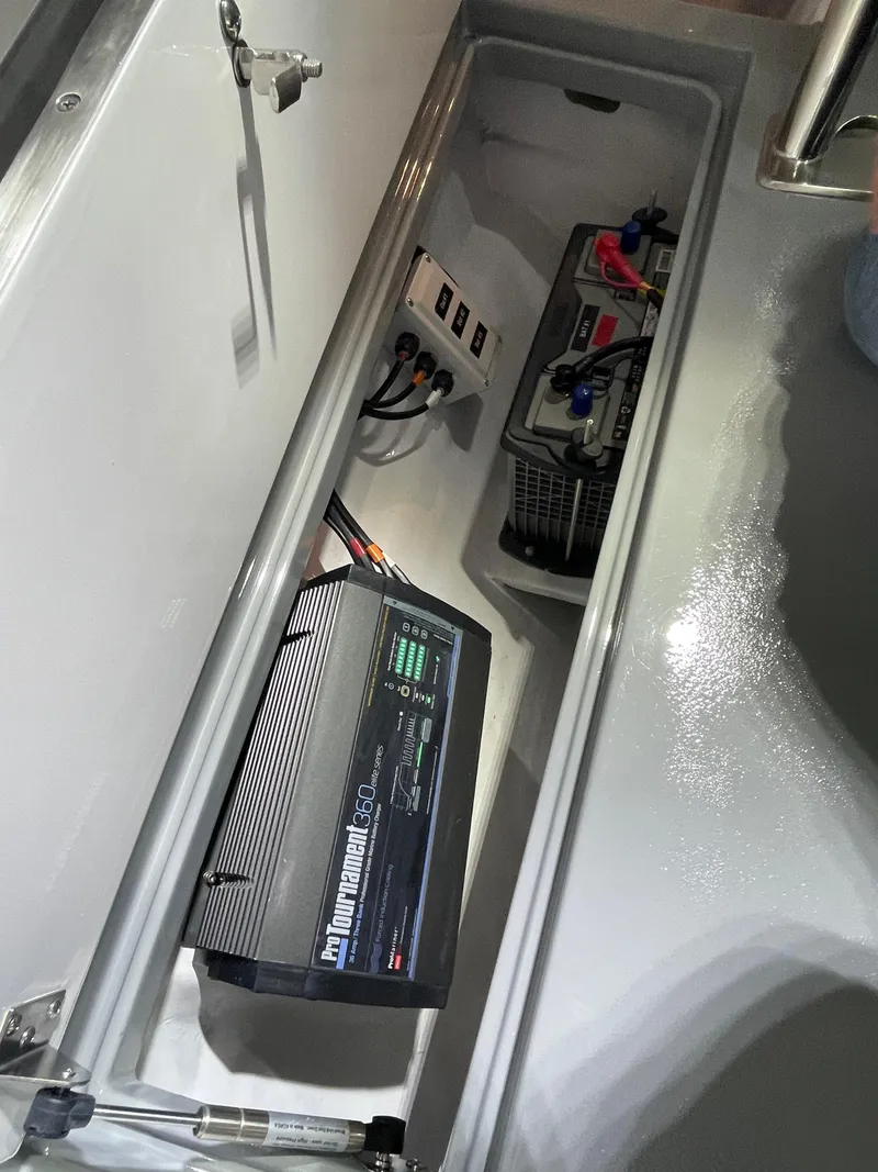 Slide: The Image of Thruster Batteries and Battery Charger - 43