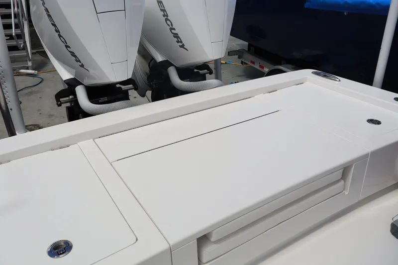 Slide: The Image of 2024 Valhalla Boatworks V-28 with dual Mercury outboard engines. - 21