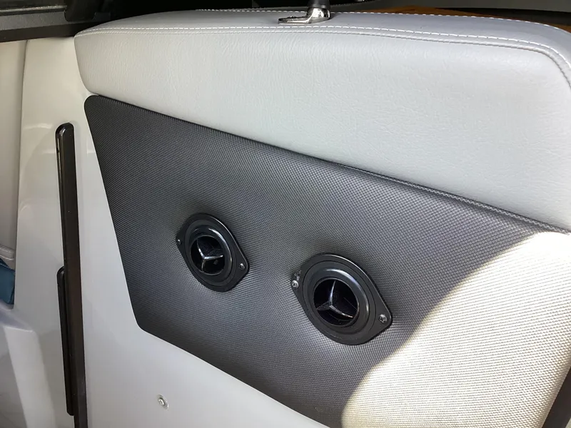 Slide: The Image of Interior detail of 2020 Tigé 21ZX boat, featuring dual air vents. - 4