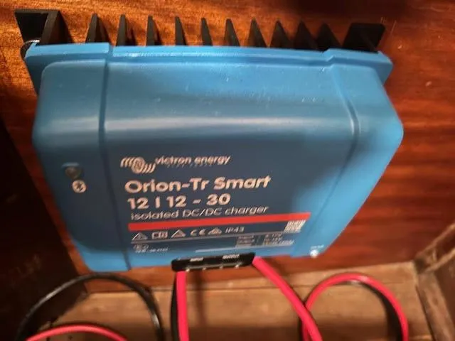 Slide: The Image of Victron Energy Orion-Tr Smart 12/12-30 isolated DC/DC charger in a 1988 Sabre 38 sailboat. - 20