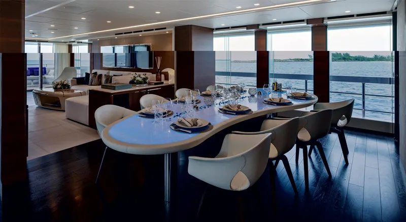 Slide: The Image of 164' Heesen 2021 (ELA) Main Dining - 4