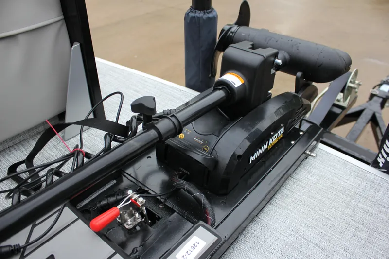 Slide: The Image of Minn Kota trolling motor on 2024 Premier 230 SunSation Angler boat. - 51