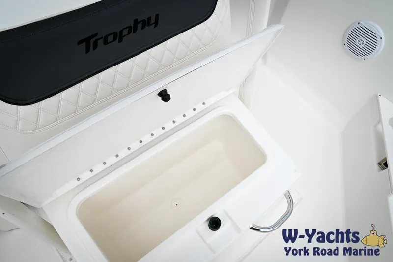 Slide: The Image of 2024 Bayliner Trophy T22CC storage compartment, W-Yachts York Road Marine. - 9