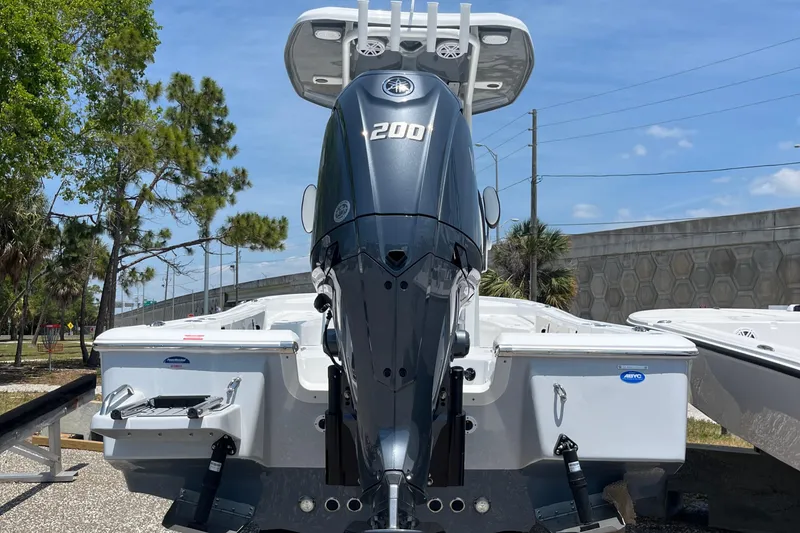 Slide: The Image of 2024 Tidewater 2210 Carolina Bay boat with a 200 HP engine. - 8