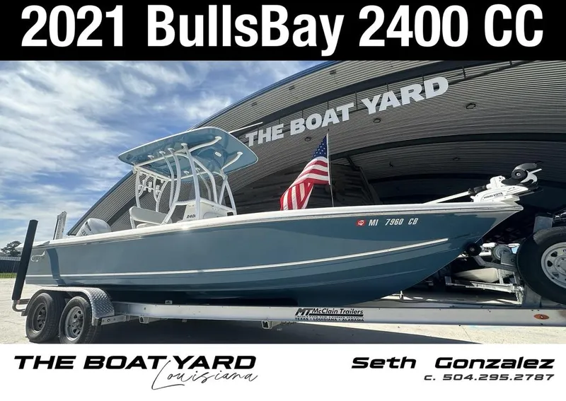 The Image of 2021 Bulls Bay 2400 CC boat on trailer at The Boat Yard Louisiana. - 1