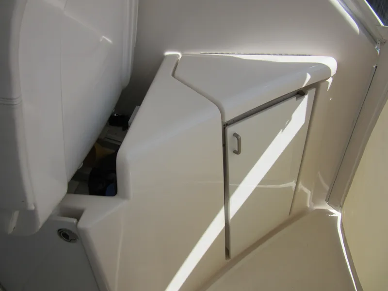 Slide: The Image of 2006 Tiara Yachts 4300 Sovran interior detail with storage compartment. - 6