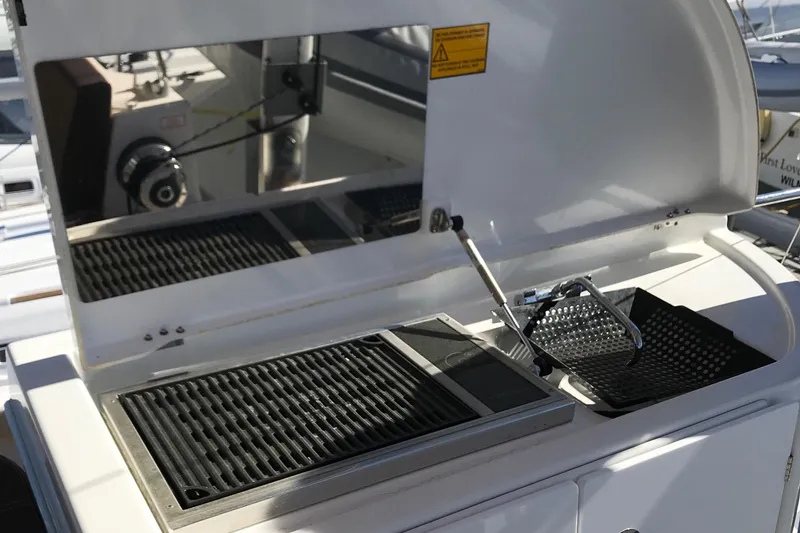 Slide: The Image of Outdoor grill station on a 2017 Beneteau Swift Trawler 44 yacht. - 45