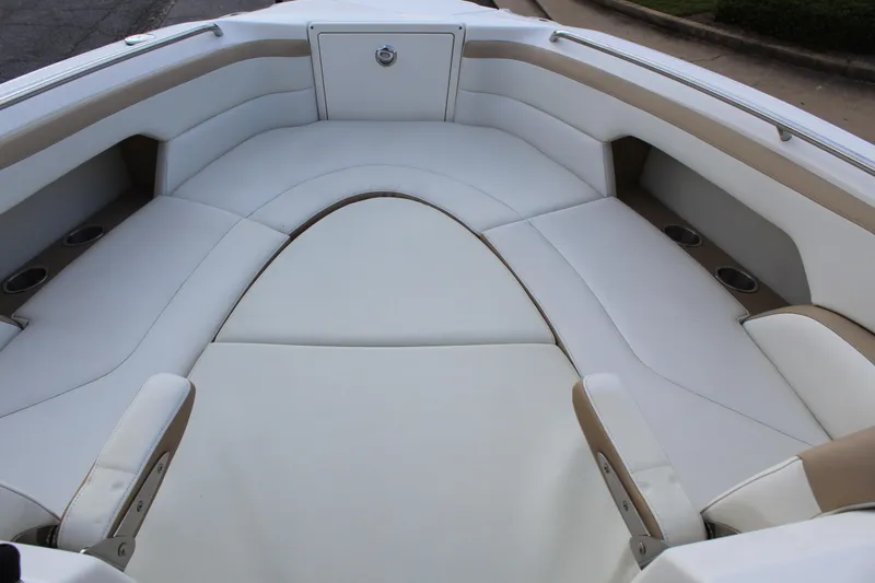 Slide: The Image of Interior of 2018 Century 24 Resorter with white upholstery. - 18