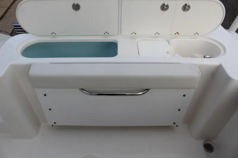Slide: The Image of 2018 Century 24 Resorter boat kitchenette with storage. - 20