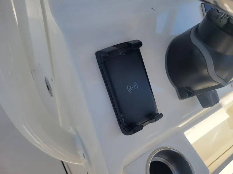 Slide: The Image of 2024 Key West 263 FS boat with Seakeeper stabilizer installed. - 6