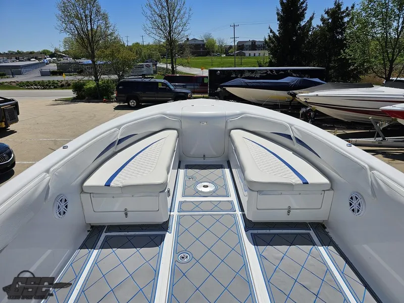 Slide: The Image of 2014 Deep Impact 36 Open boat with spacious seating and storage compartments. - 44