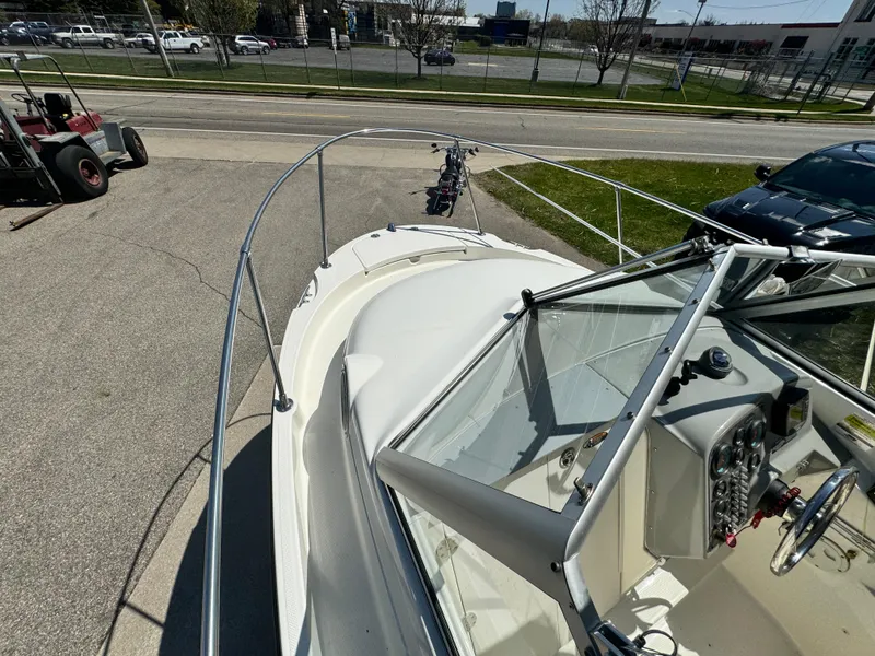 Slide: The Image of 2005 Trophy 1952 Walkaround boat, view of the bow and cockpit area. - 17