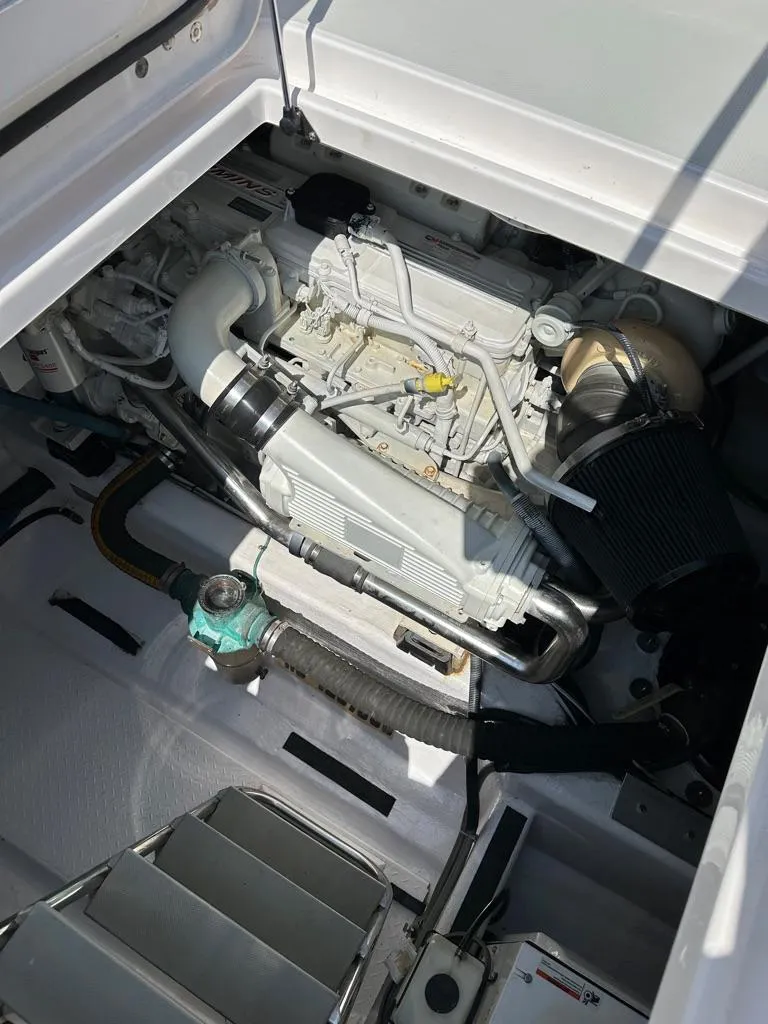 Slide: The Image of Engine compartment of a 2012 Sabre 48 Salon Express yacht. - 40